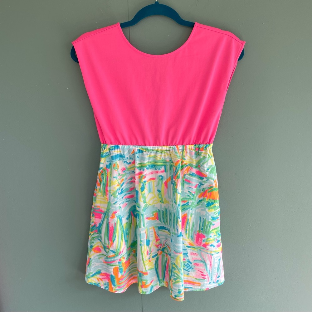 Lilly Pulitzer Pink and Multicolor Kids Dress